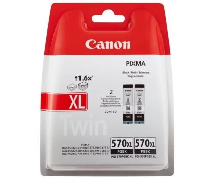 Tusz do drukarki Canon Zestaw 2 tuszów PGI-570PGBK XL black